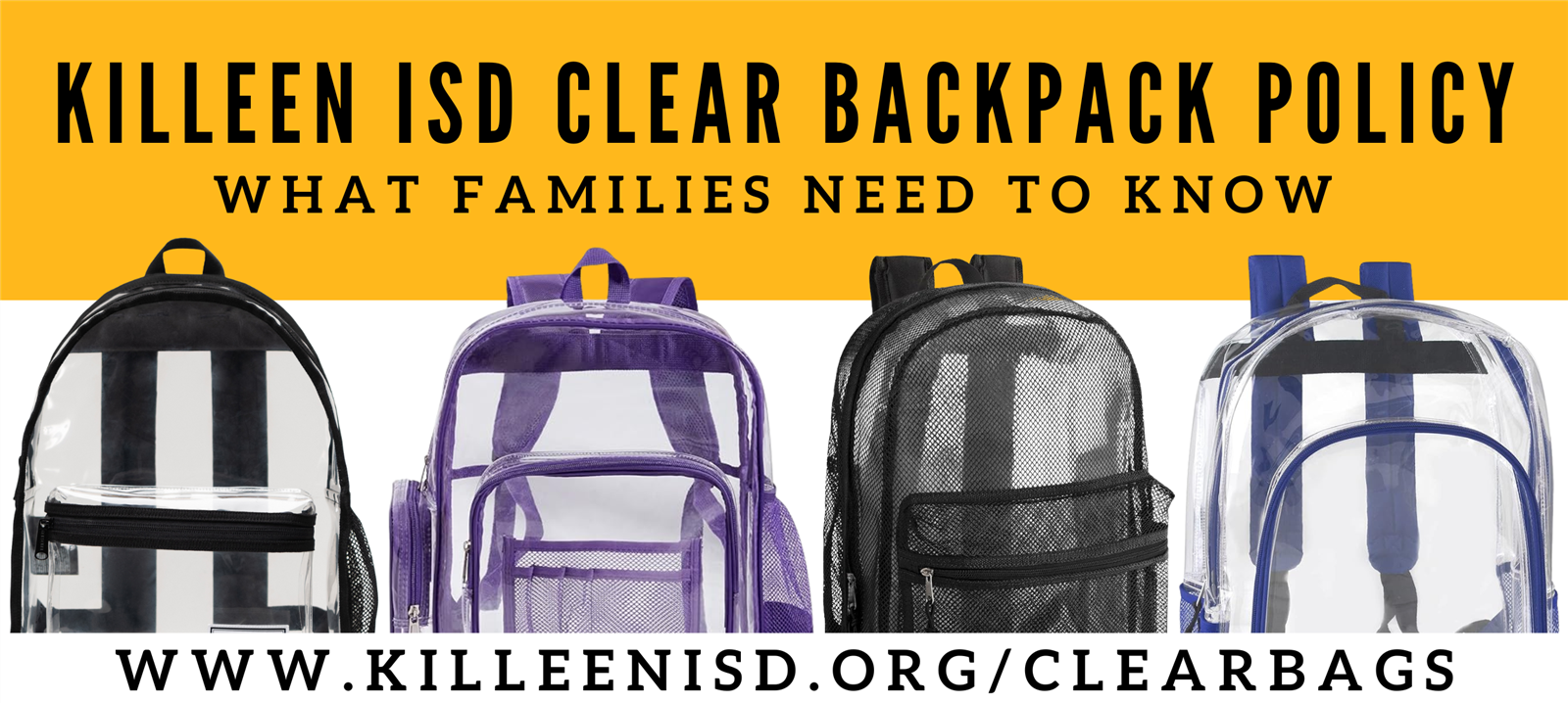  Killeen ISD Clear Backpack Policy: What Families Need to Know 